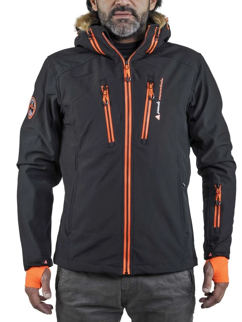 Blouson de ski homme CASADA PEAK MOUNTAIN Noir Noir