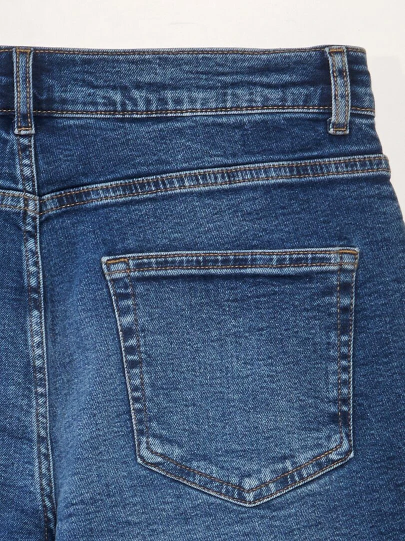 Bermuda en jean à 5 poches   Stone