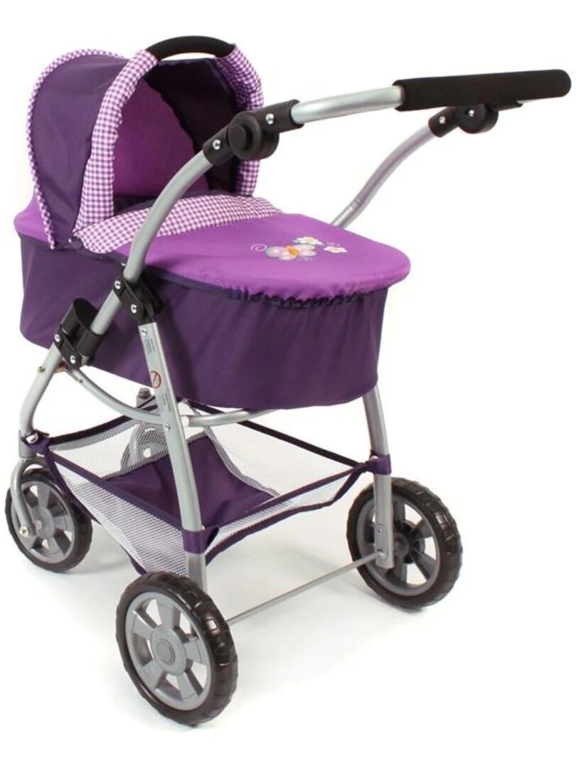Poussette pour poupées 3 en 1 EMOTION Purple Checker N/A