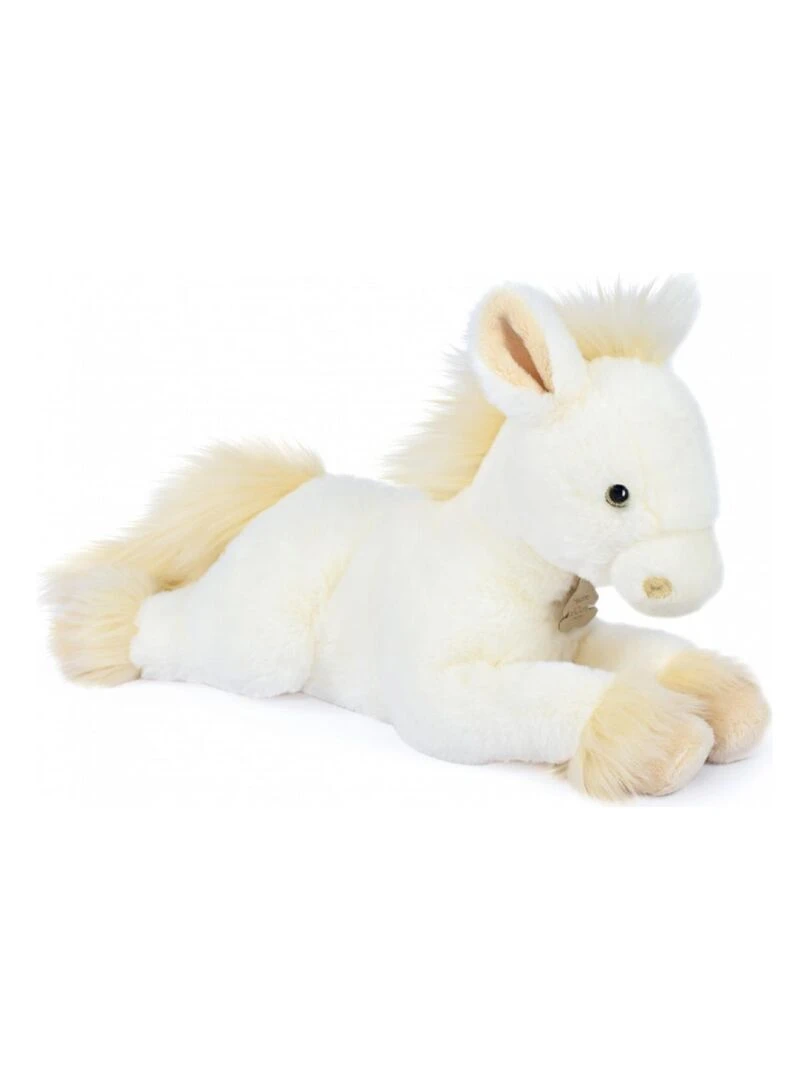 CHEVAL ALLONGE 35 cm   Palomino (vanille)   Blanc