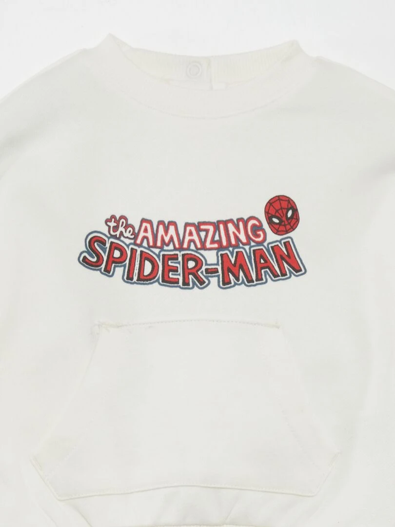 Ensemble sweat + pantalon 'Spiderman'   2 pièces   Rouge