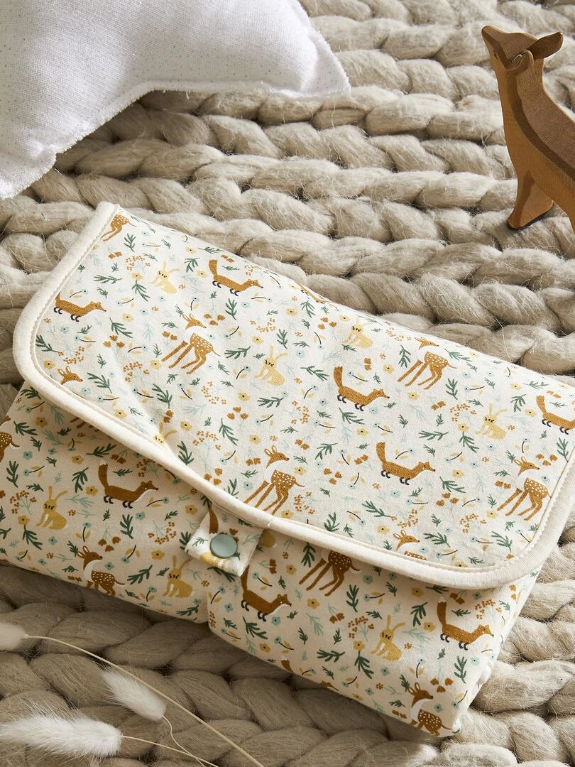 Tapis à langer Blanc/Vert