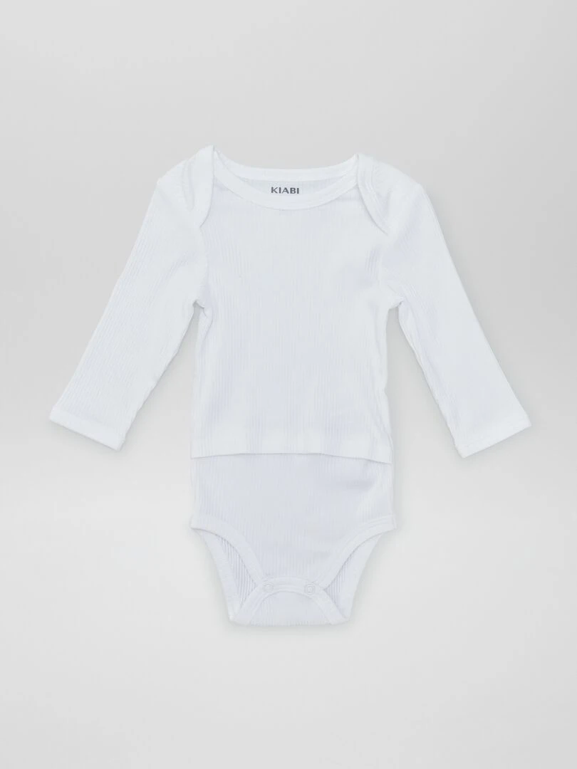 Lot de 2 bodies   So Easy   blanc
