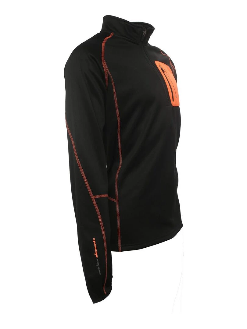 Sweat polaire homme CERUNO   PEAK MOUNTAIN   Noir Noir