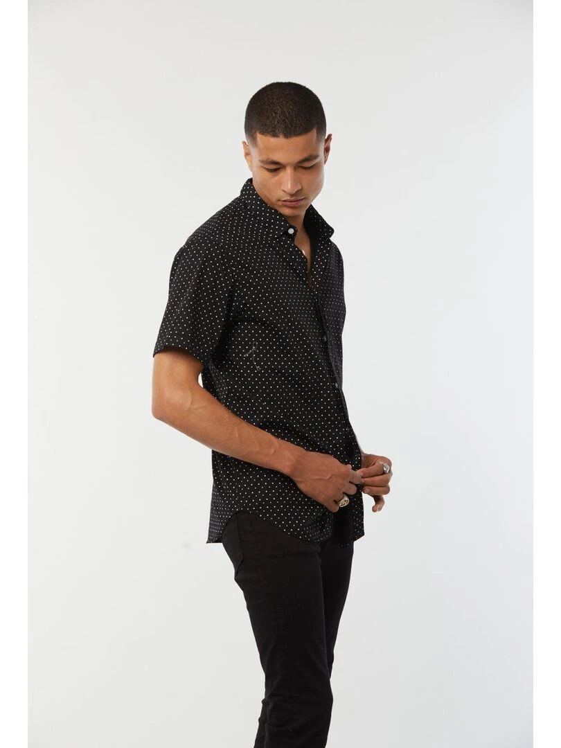 Lee Cooper Chemise manches longues coton slim DIVOK Noir