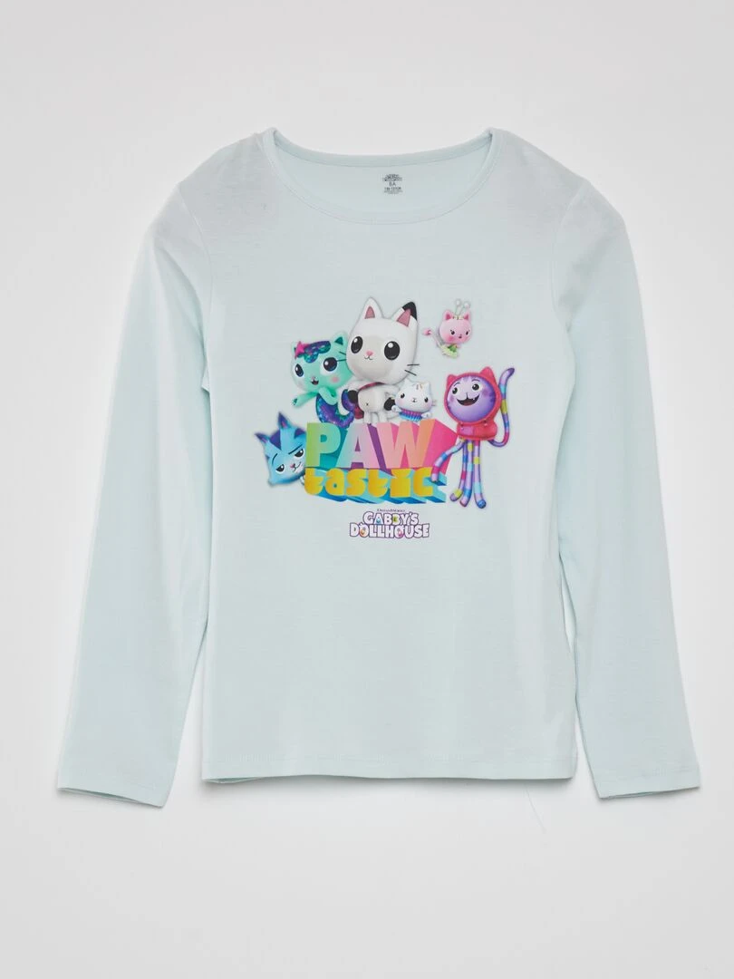 Pyjama long   'Gabby et la maison magique'   2 pièces   Bleu ciel