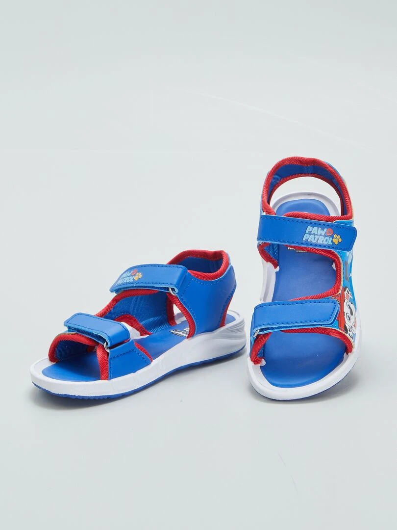 Sandales à scratchs 'Pat 'Patrouille'   BLEU