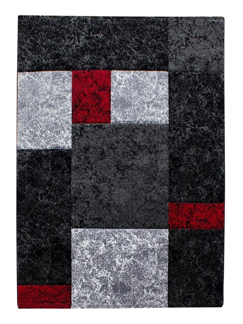 Tapis salon CARARELLE OEKO TEX® Rouge