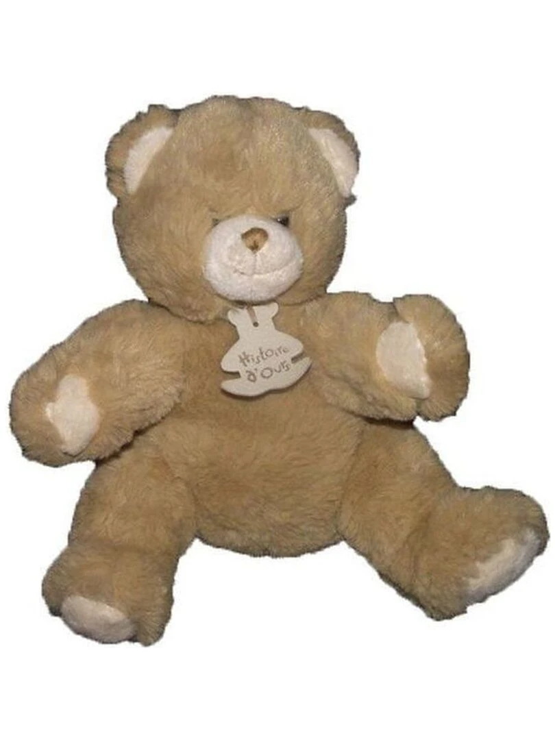 doudou Histoire d'ours Chien Beige Pantin Beige