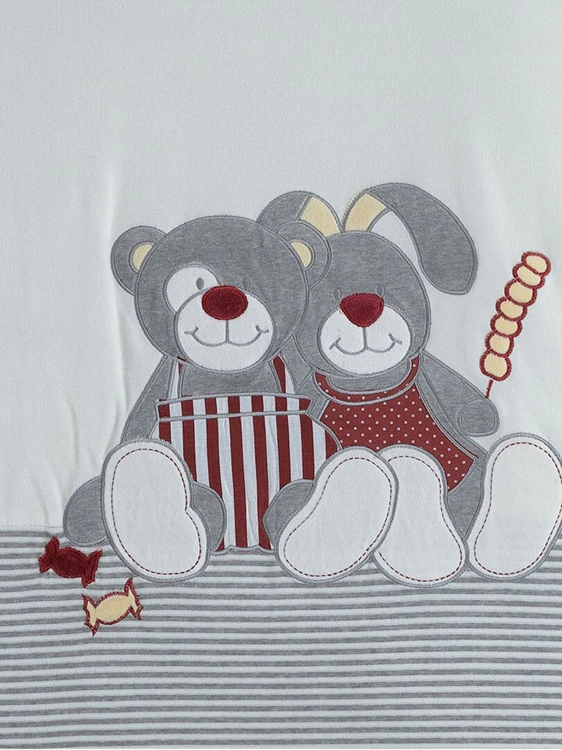 Tapis de parc bébé Kinousses Blanc