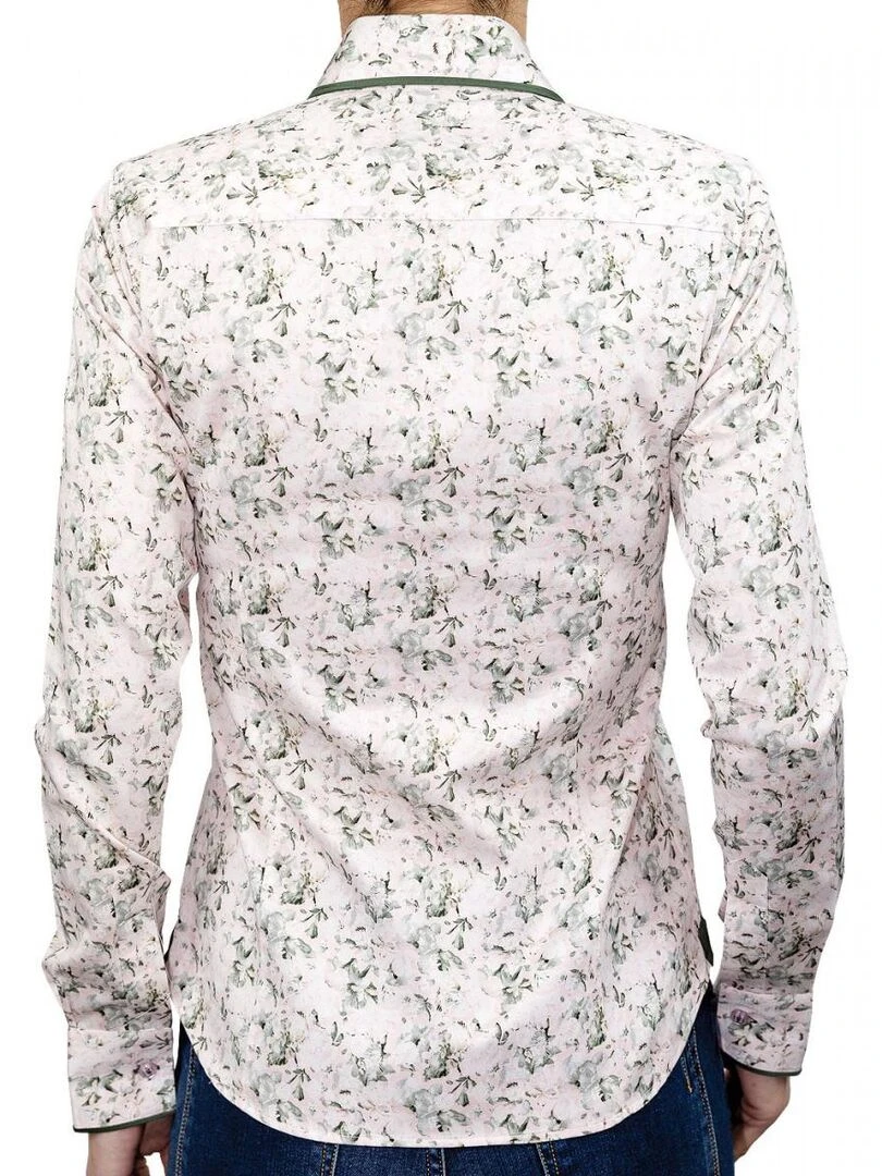 Chemise col rond PASSADENA   Rose
