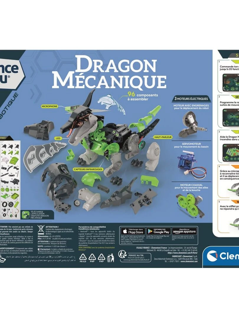 Science et jeu : Robotique : Dragon mécanique   N/A
