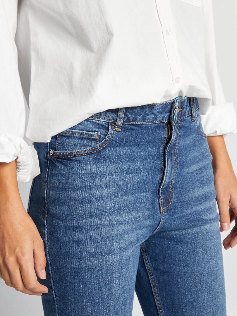 Pantalon slim en denim   L30   Stone