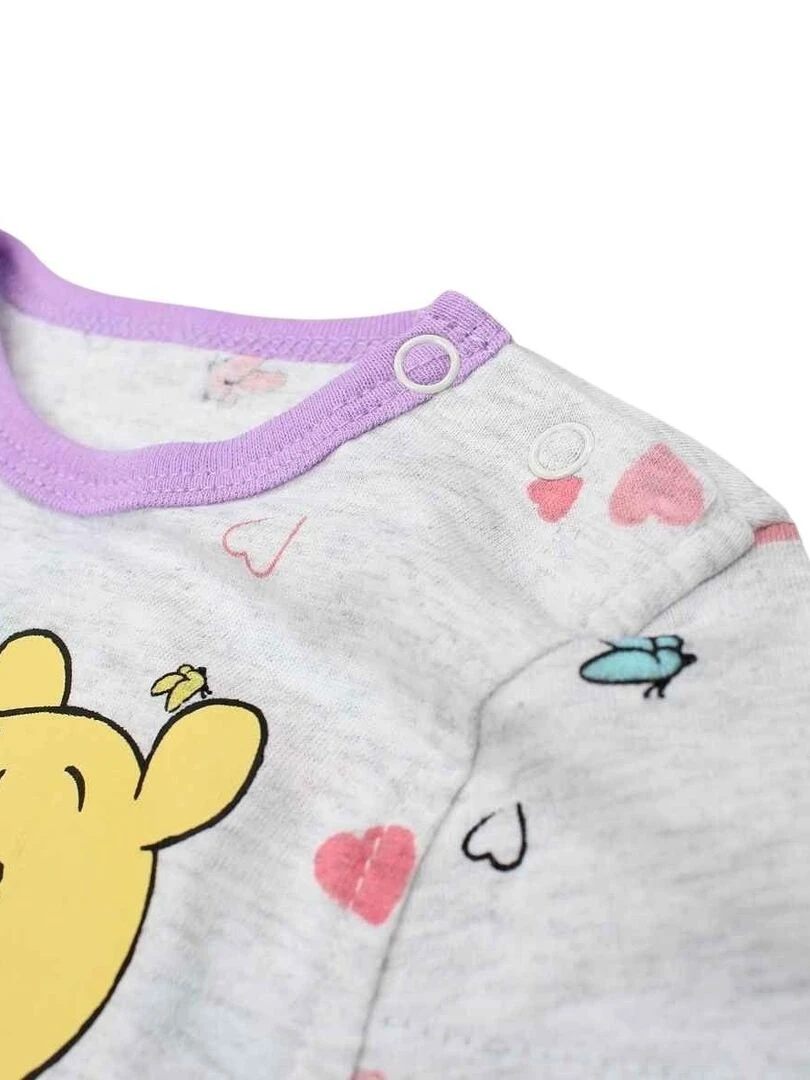 Disney   Ensemble ​​T shirt legging bébé fille Imprimé Winnie L'ourson   Violet