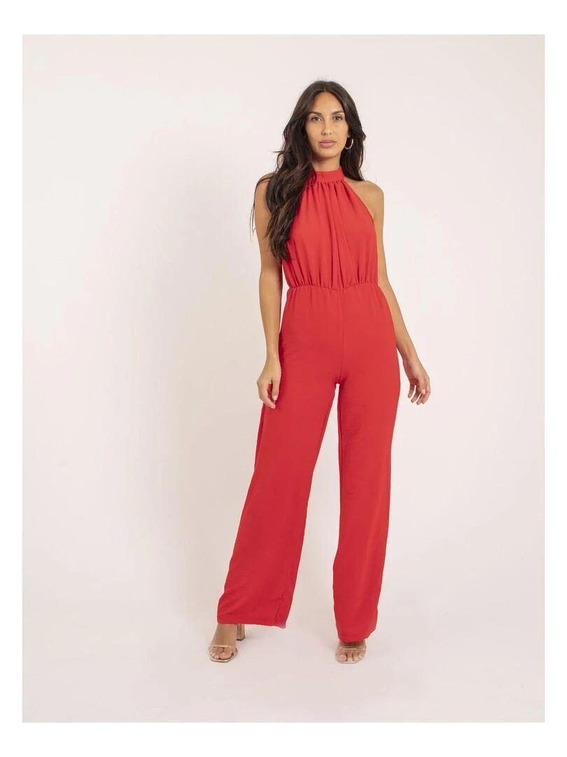 Combi pantalon ELIETTE Rouge