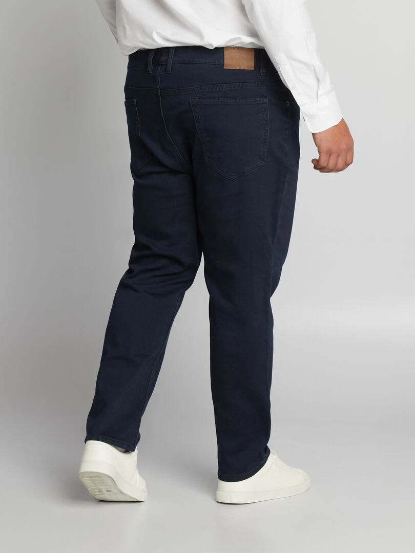 Jean slim à 5 poches   L30   Bleu marine