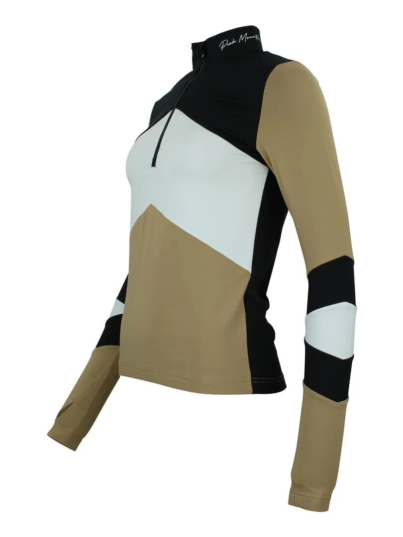 Top technique femme ATHOS   PEAK MOUNTAIN   Doré/or