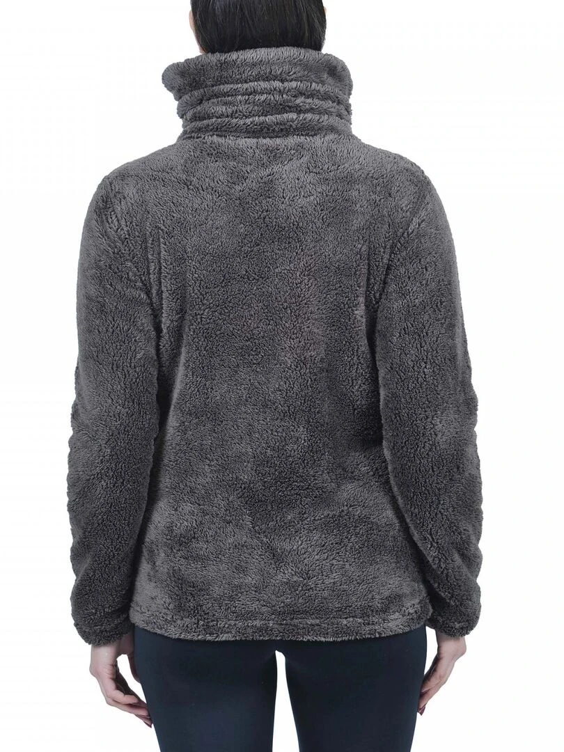Blouson polaire femme ASANA Marron