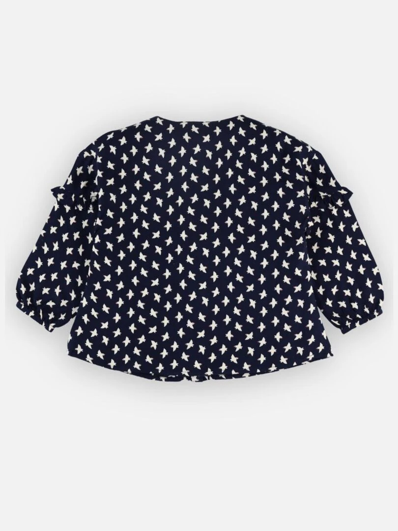 Blouse à imprimés oiseaux    Noukie's   Bleu