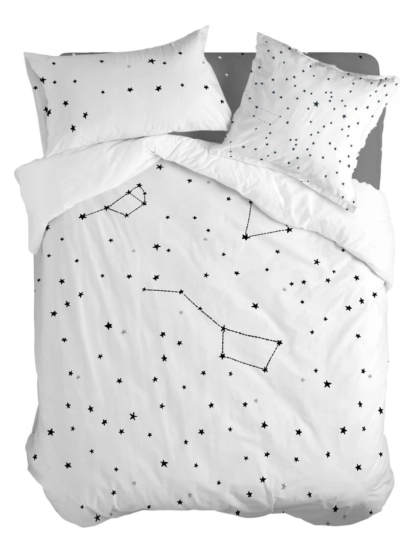 Housse de couette Constellation "Happyfriday"   Blanc