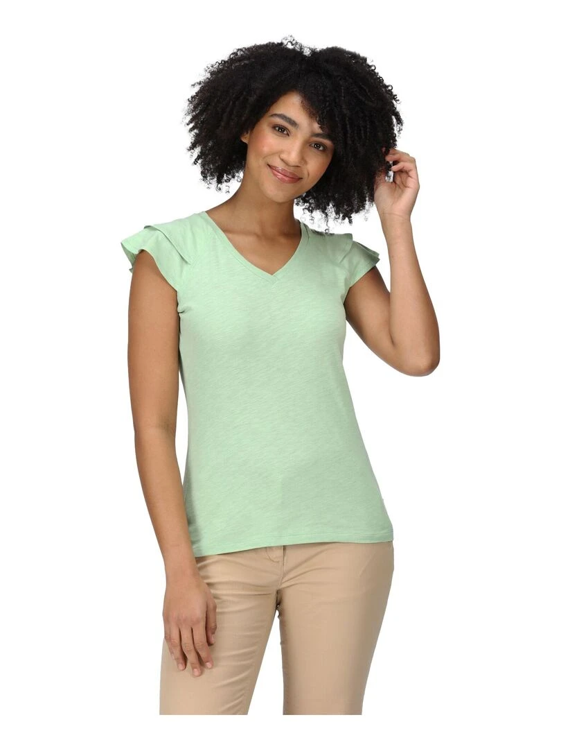 Regatta   T shirt FERRA   Vert