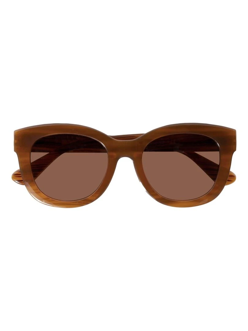 Lunettes de soleil Femme Papillon Caramel Marron caramel