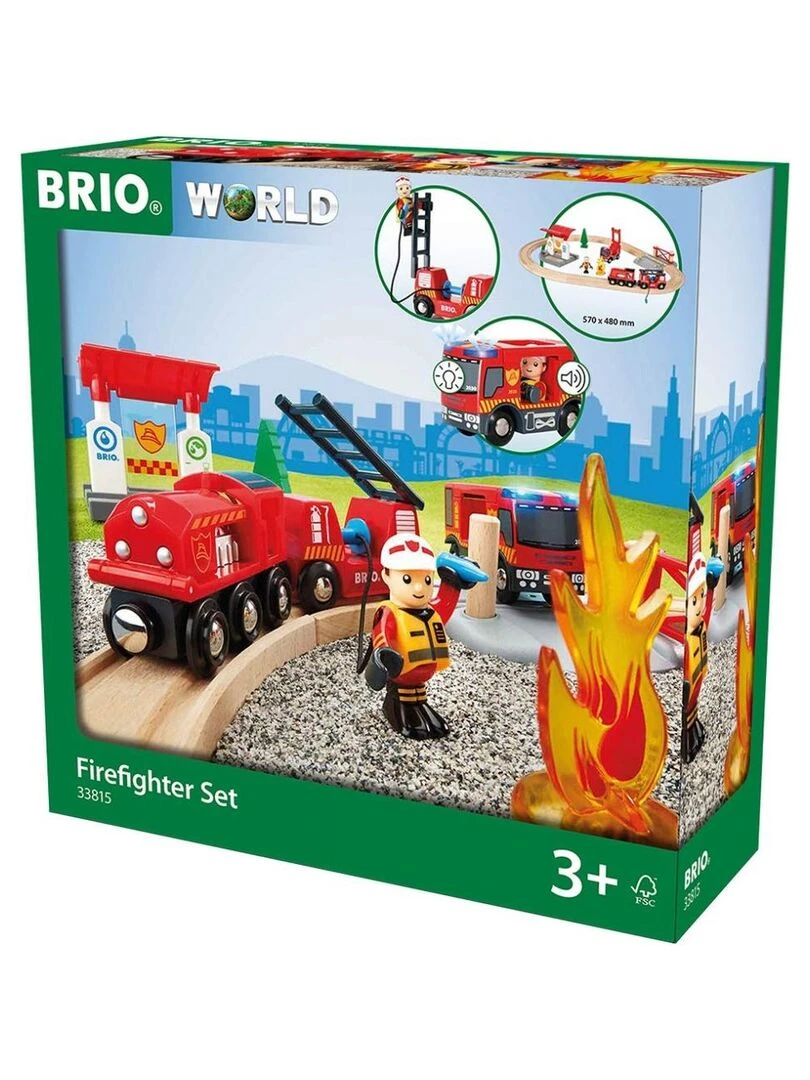 'brio' 33815 Circuit Pompier Lutte Contre Le Feu   N/A