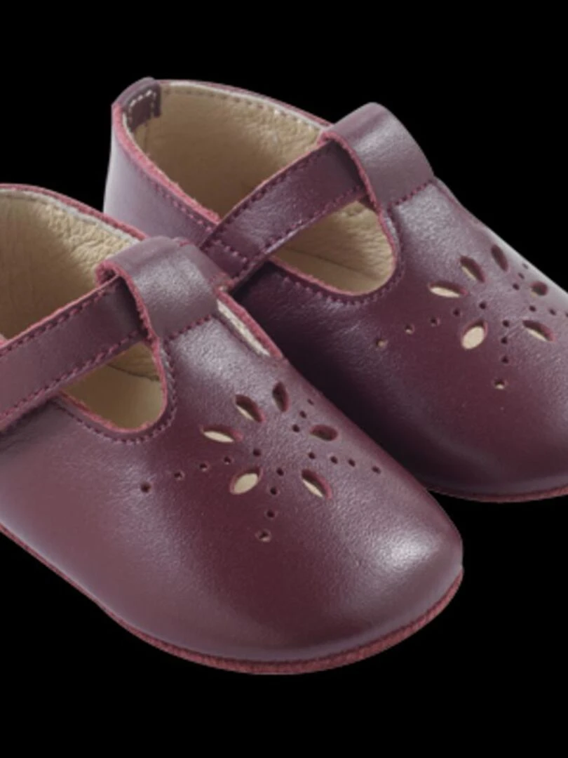 Salomé cuir souple Bordeaux