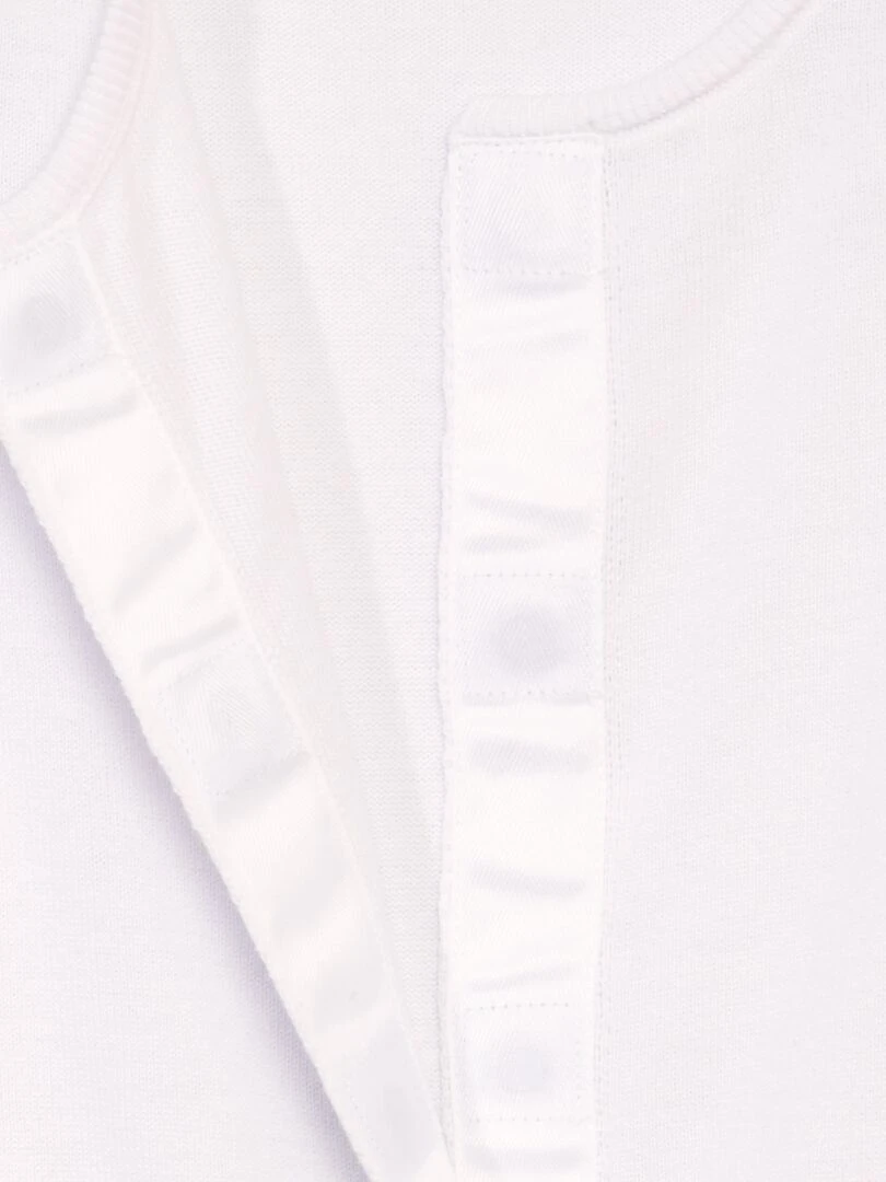 Gilet uni à pressions aimantées   So Easy   blanc