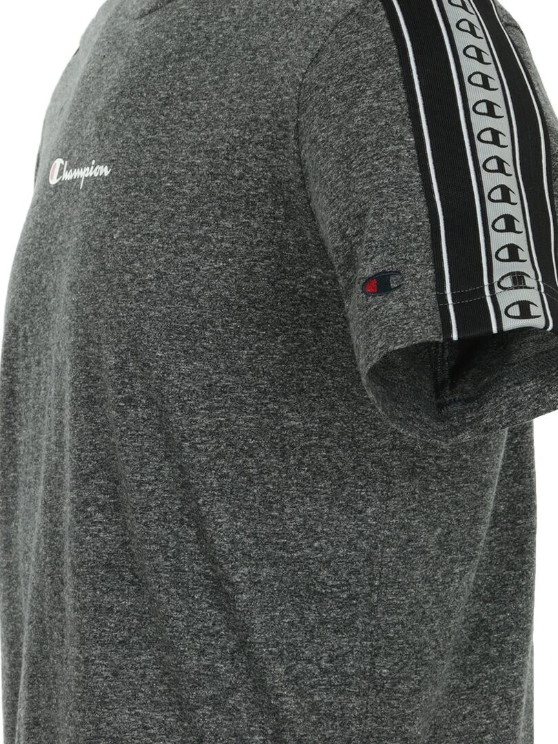 Champion Crewneck T Shirt   Noir Gris