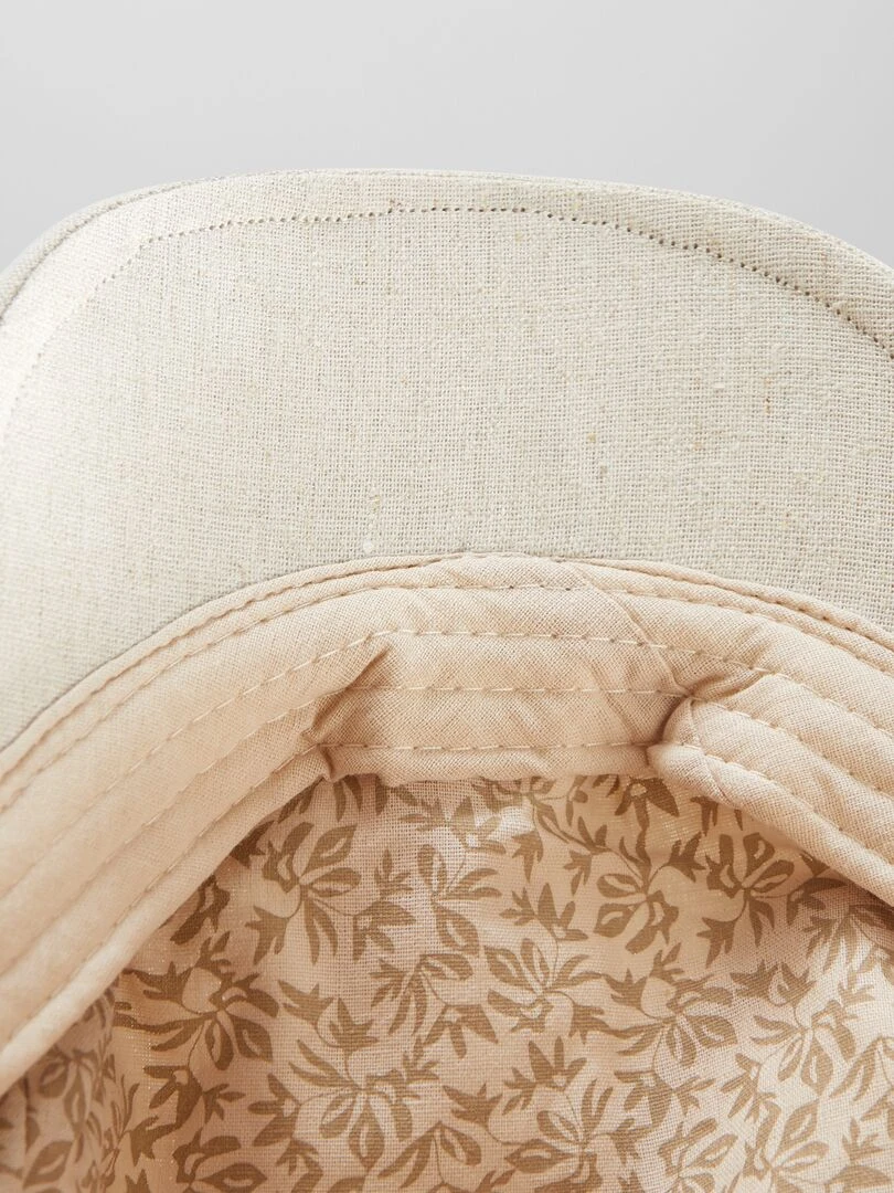 Béret gavroche uni   Beige