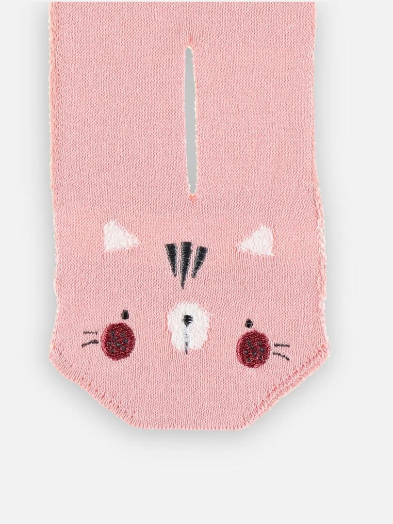 Echarpe en tricot    Noukie's   Rose