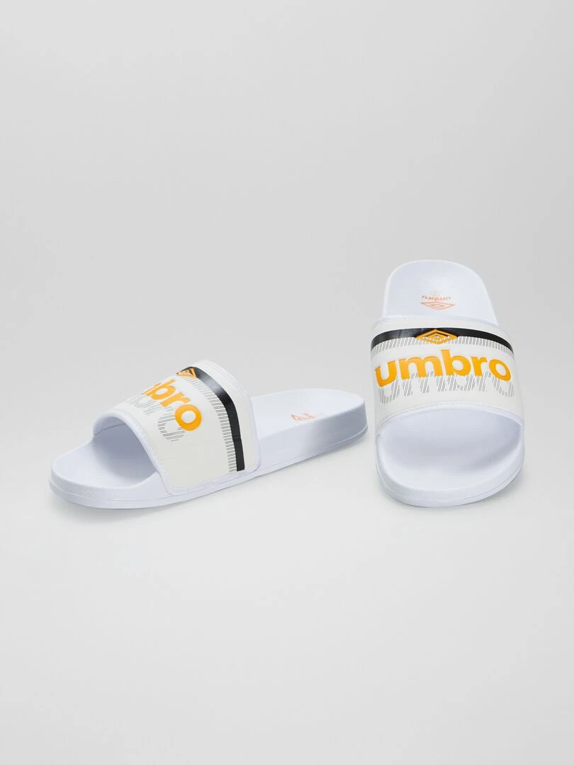 Claquettes de piscine 'Umbro'   Blanc