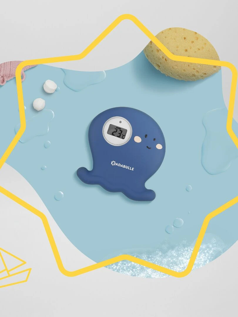 Thermomètre de bain 'Badabulle'   bleu