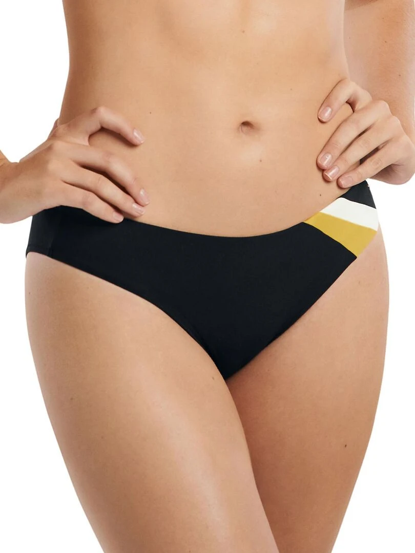 Bas maillot slip de bain Saint Tropez Noir