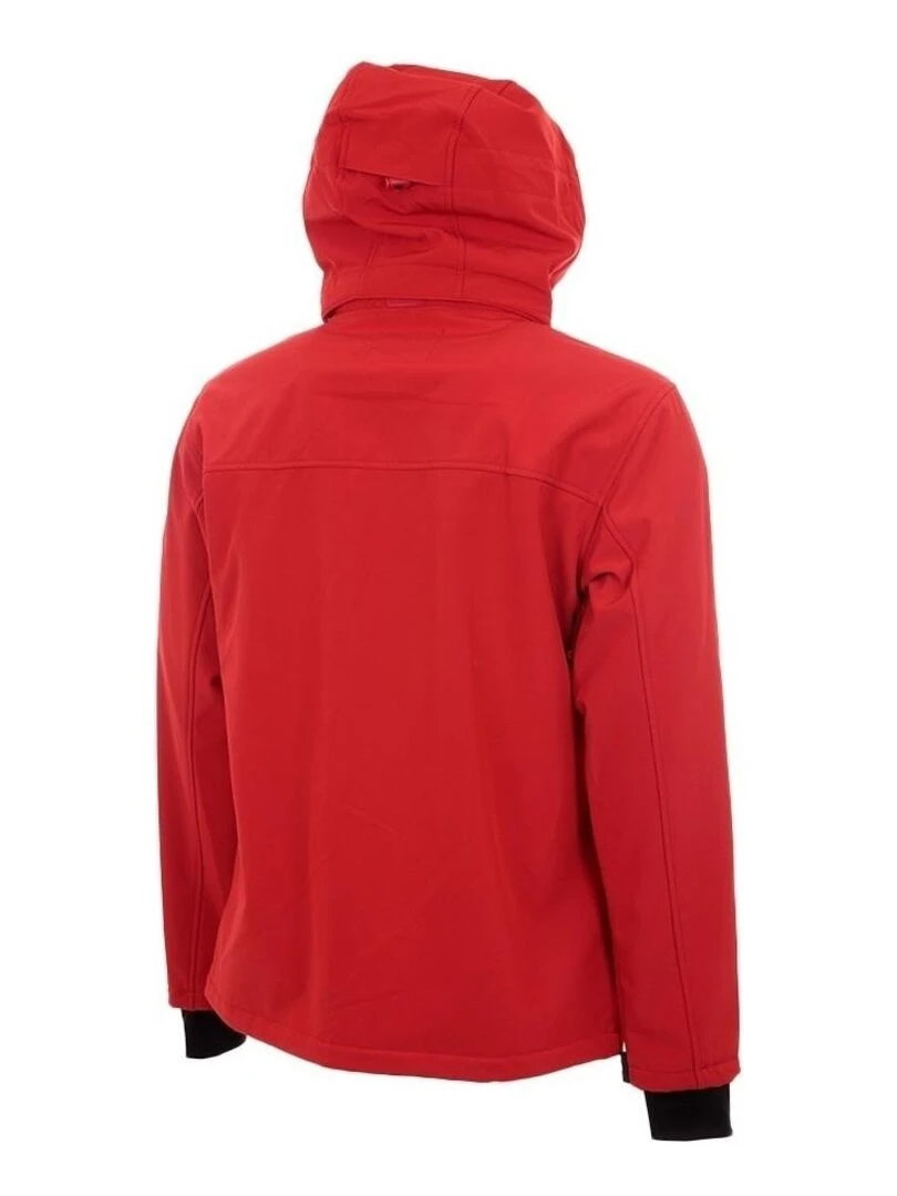 Blouson softshell homme CETOM   VENT DU CAP   Rouge