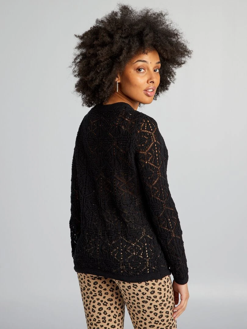 Pull de maternité   noir