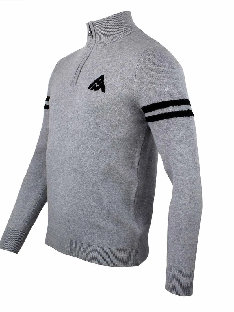 Pull homme CELESTE   PEAK MOUNTAIN   Gris