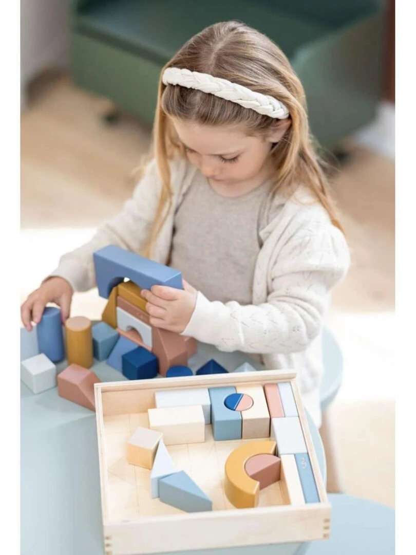 Cubes en bois Flexa Multicolore