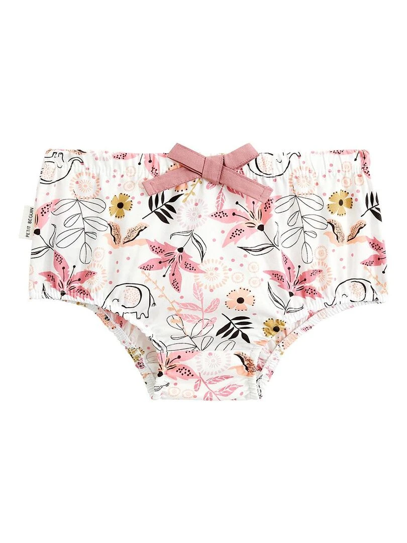 Lot de 2 culottes bébé Singapour Rose