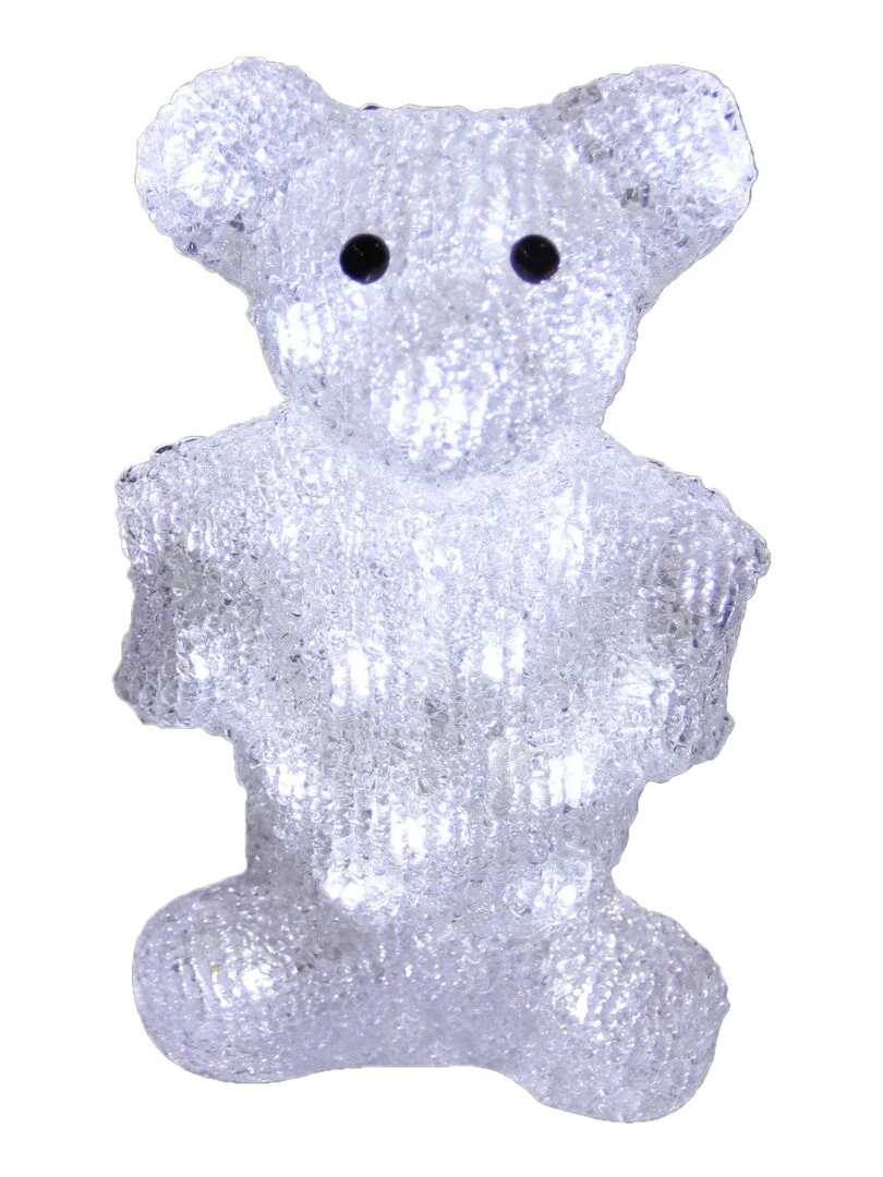 Ourson de noel 20 led Blanc