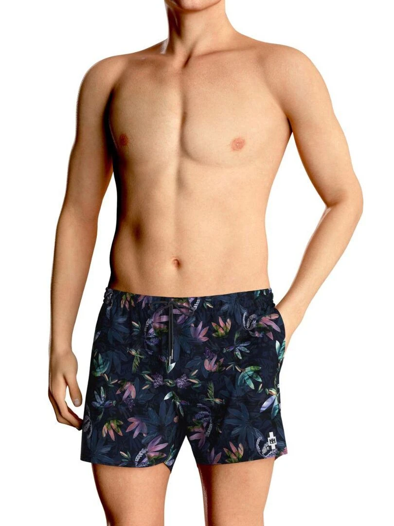 Short de bain Tropicano Bleu