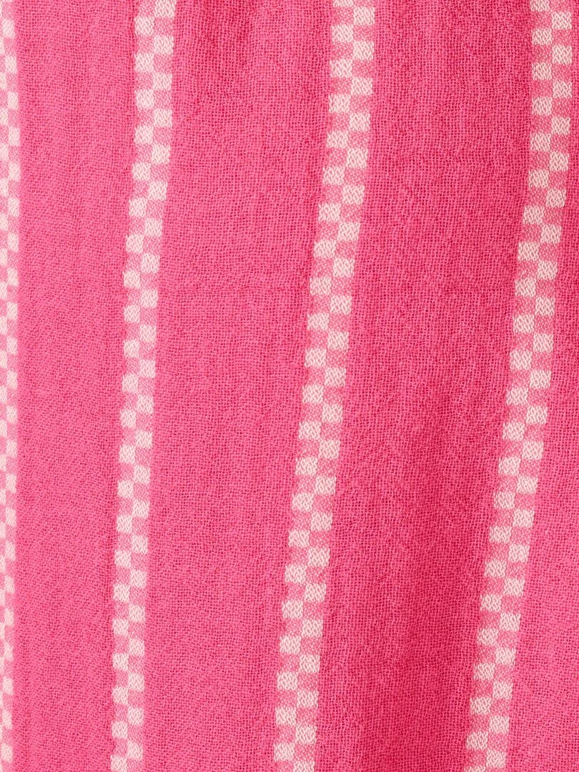 Blouse rayée gaze de coton   Damart   Rose