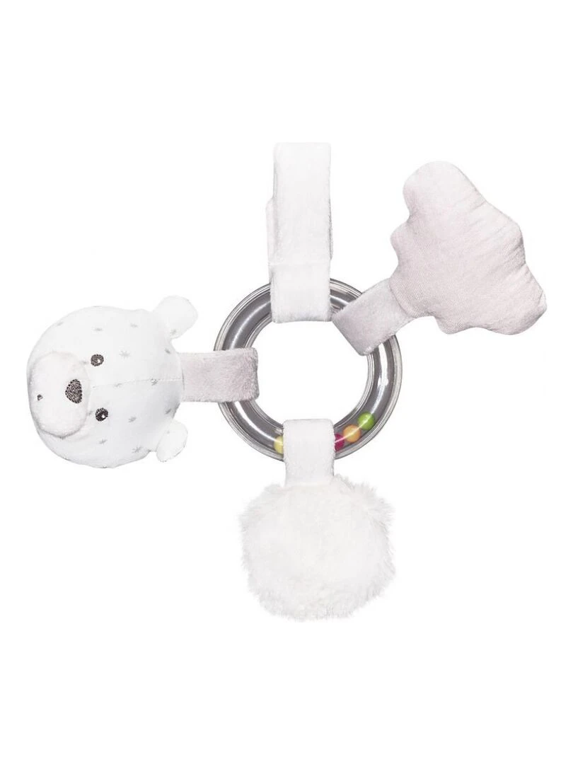 Hochet d'activités anneau à billes ours Lily grey N/A
