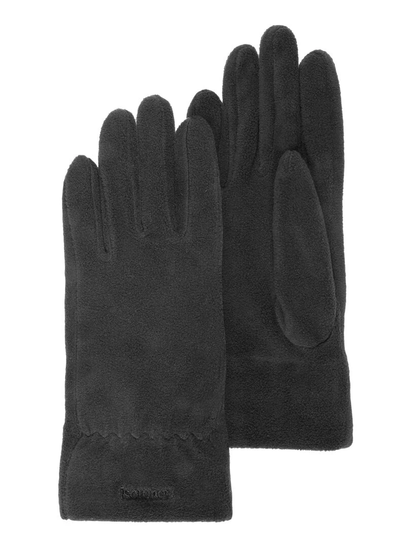 Gants Femme polaire douce Noir   Noir