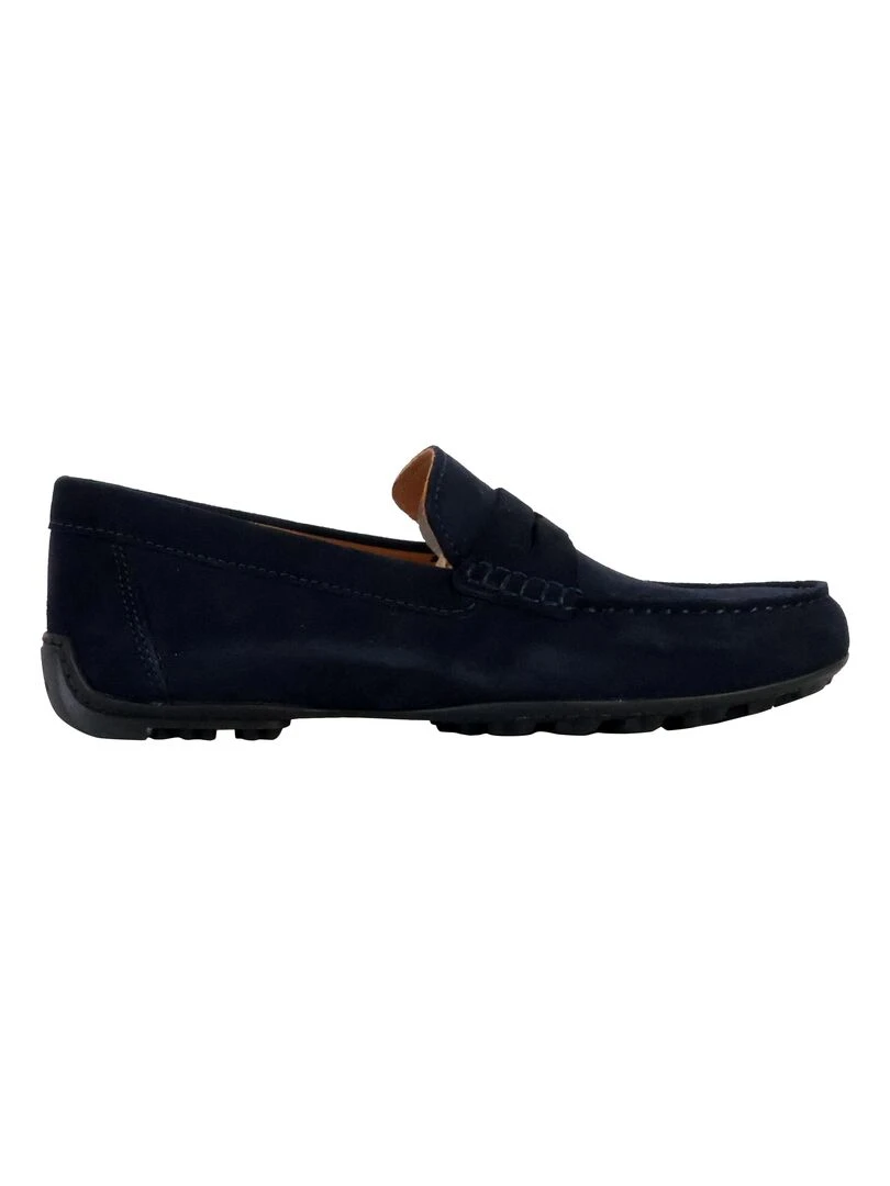 Mocassin Cuir Geox Kosmopolis   Bleu