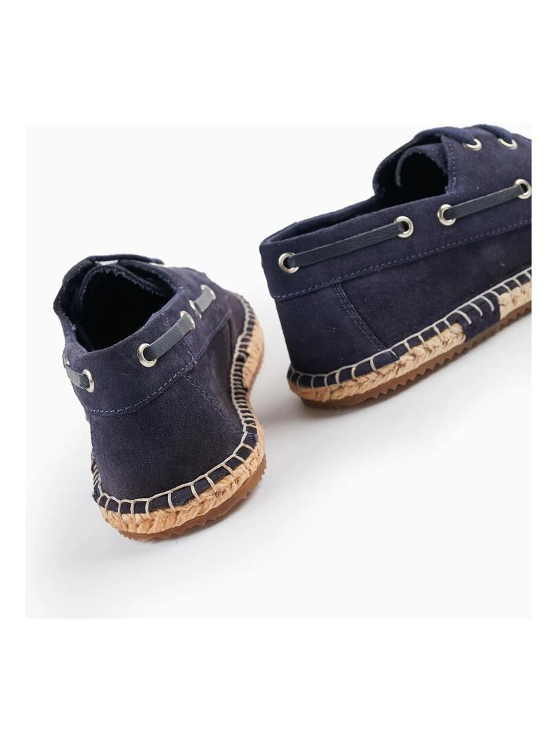 Chaussures Mocassins en Cuir pour Garçon  CÉRÉMONIE   Bleu foncé