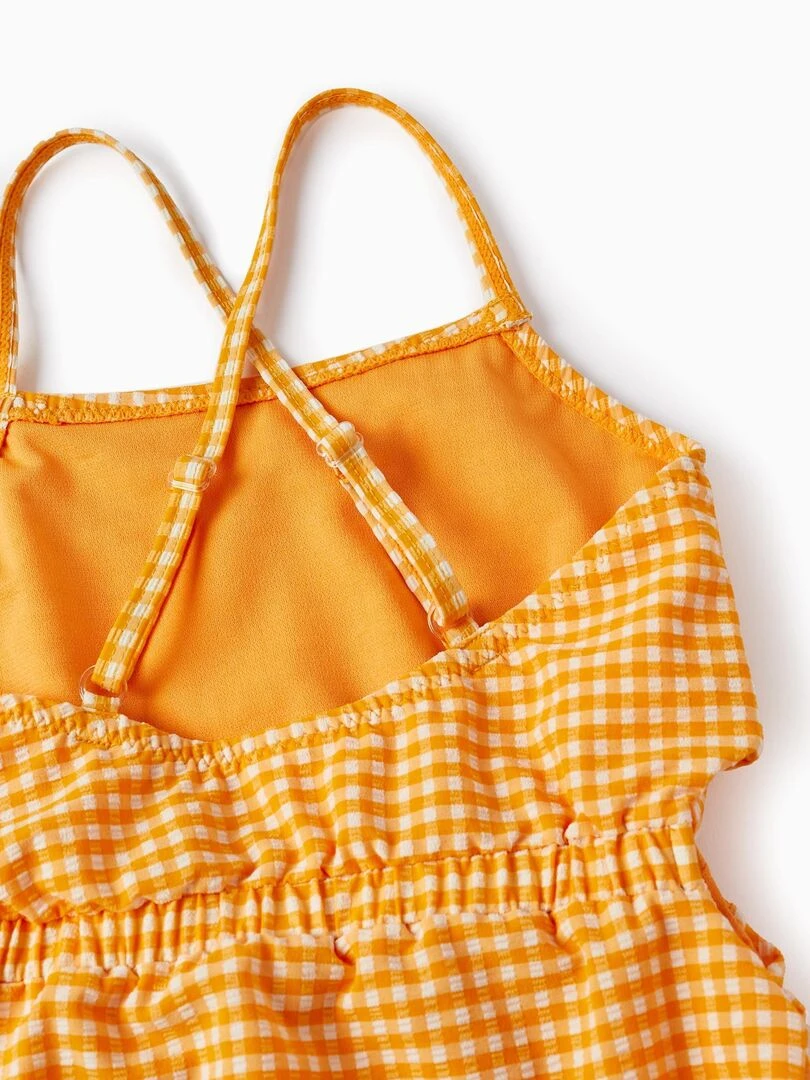 Maillot de Bain Vichy pour Fille  MATISSE   Jaune foncé