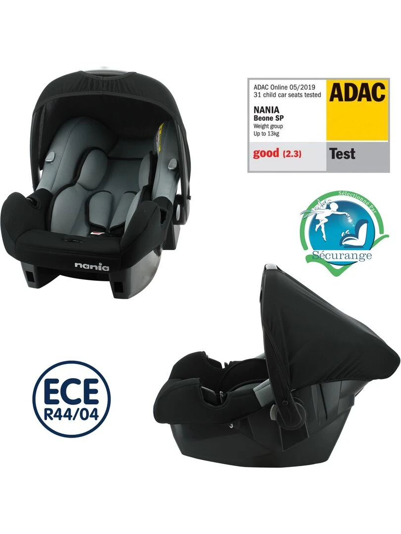 Poussette 3 En 1 Romy – Beone (grp 0+) Habillage Pluie Noir