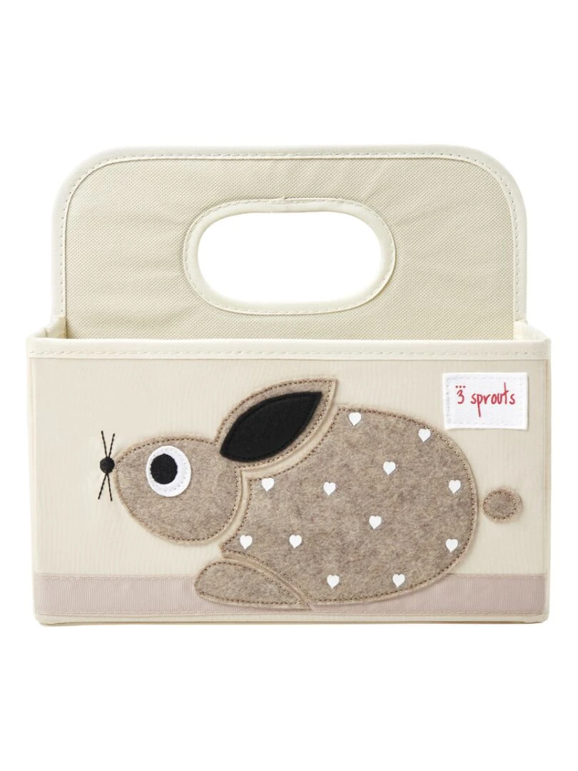 Panier de toilette Lapin (28 x 25 x 25 cm) Beige